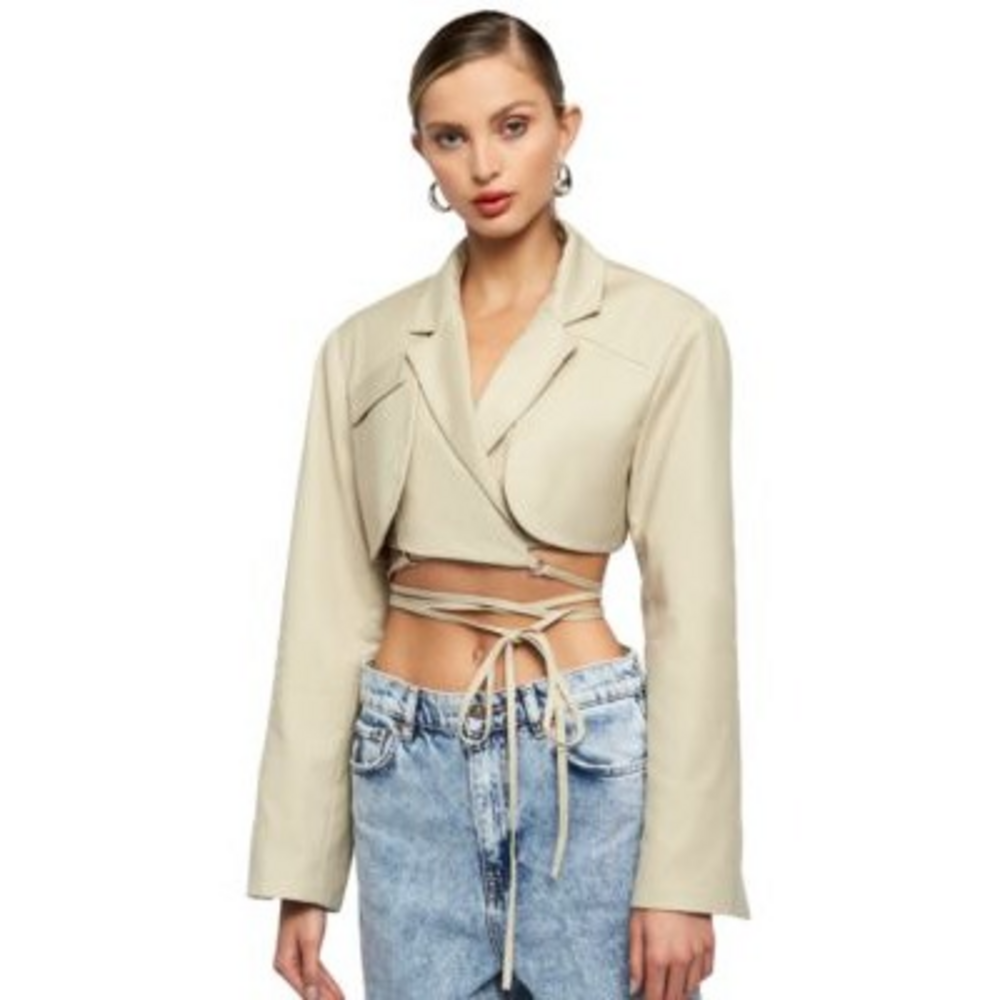 Lioness Miami Vice Jacket - Camel in Tan - Picture 4 of 4